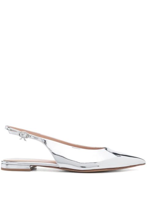 Gianvito Rossi Robbie ballet flats - Silver - zdjęcie produktu nr 1