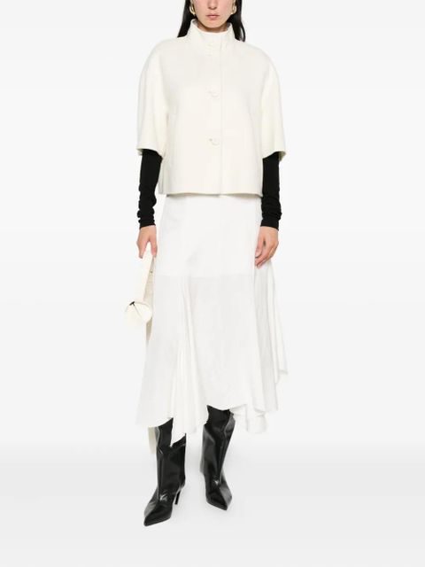 Max Mara short-sleeve button jacket - White