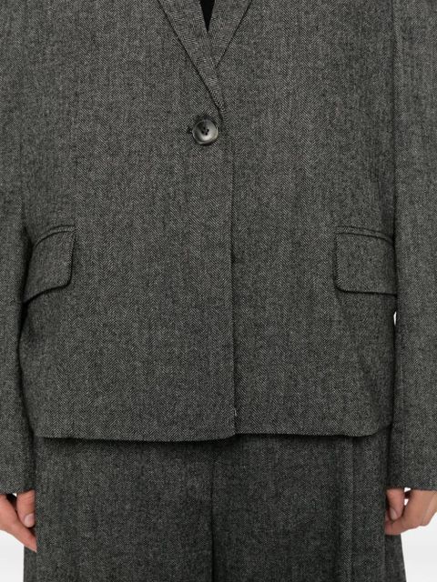 SOLOTRE single-breasted blazer - Grey