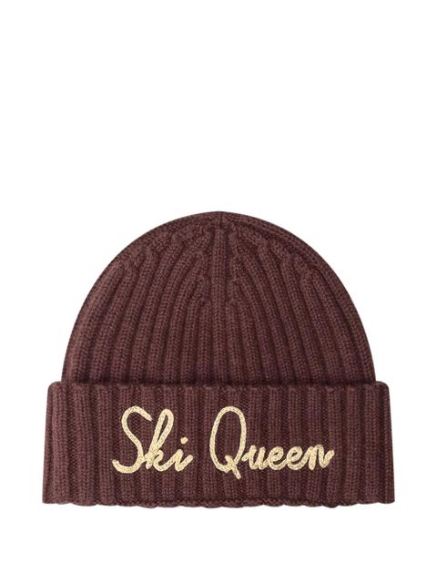 MC2 Saint Barth Wengen ribbed branie hat - Brown - zdjęcie produktu nr 1