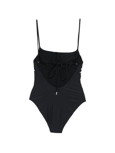 Simkhai floral-embroidered swimsuit - Black - zdjęcie produktu nr 2