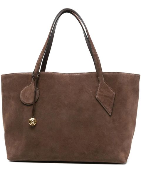 Liffner large suede tote bag - Brown - zdjęcie produktu nr 1