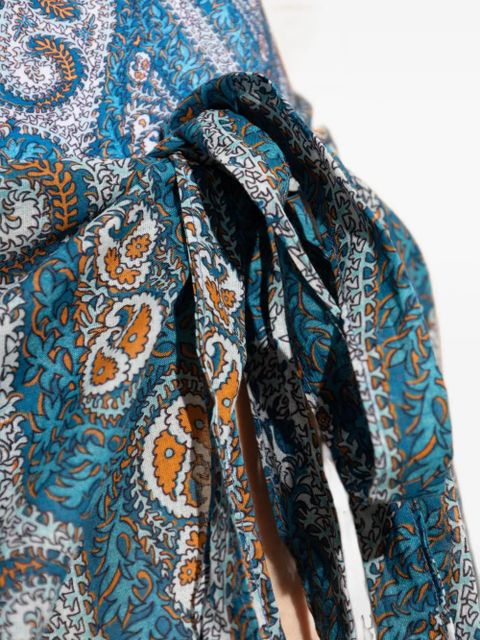 ETRO paisley-print pareo - Blue