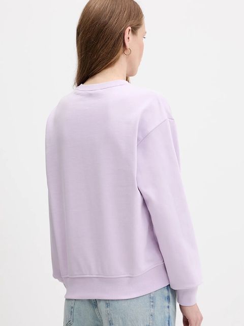 Calvin Klein Jeans bluza damska kolor fioletowy LV047B234G