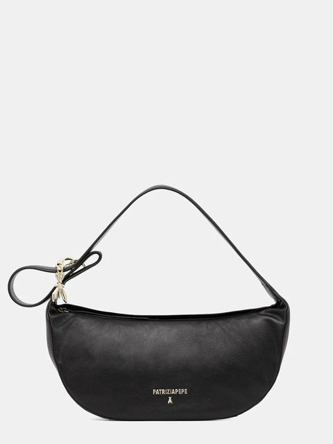 Patrizia Pepe torebka skórzana kolor czarny 8B0274 L164 - zdjęcie produktu nr 2