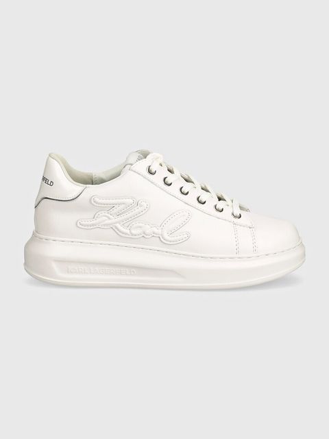 Karl Lagerfeld sneakersy skórzane KAPRI kolor biały KL62511A - zdjęcie produktu nr 2