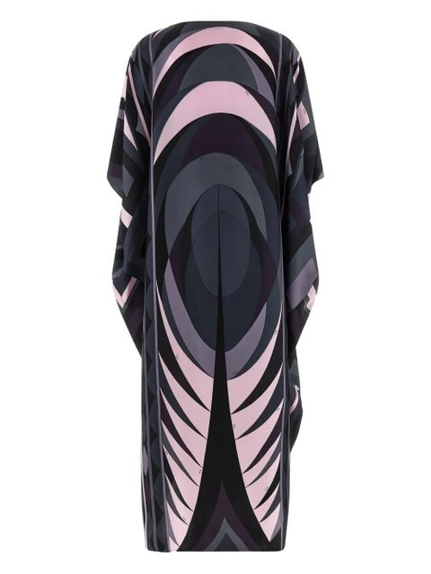 PUCCI Iride print maxi kaftan - Black