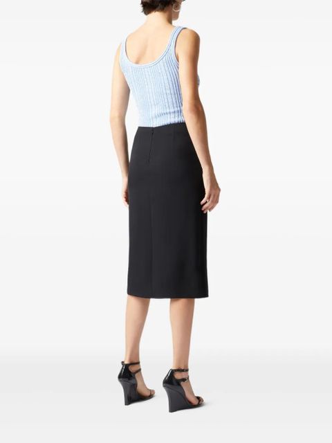 Missoni zigzag-pattern midi skirt - Black