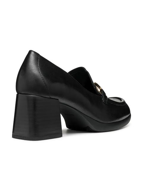 Geox czółenka skórzane D WALK PLEASURE 55 F kolor czarny na słupku D46XBF 00043 C9999