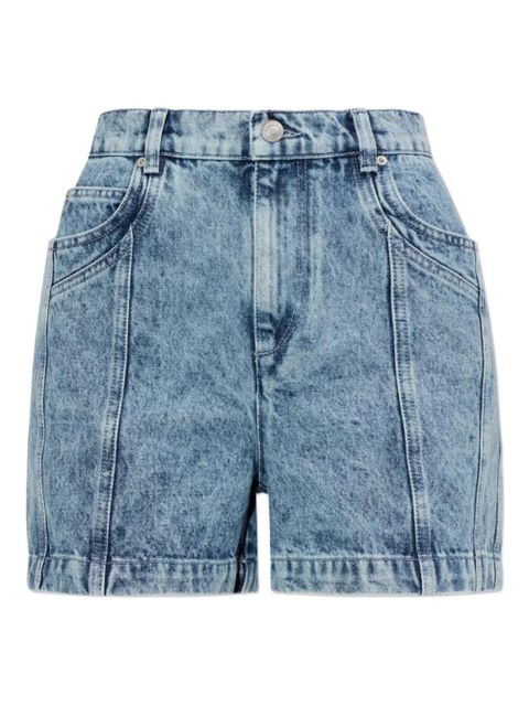 MARANT ÉTOILE Joely denim panelled shorts - Blue - zdjęcie produktu nr 1