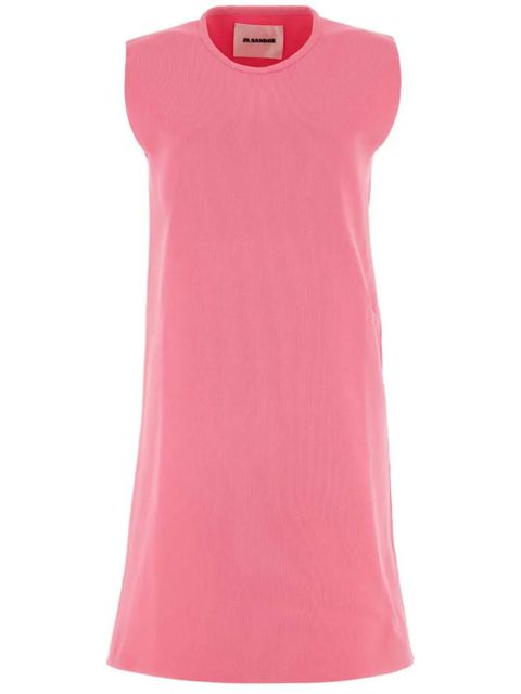 Jil Sander crew-neck minidress - Pink - zdjęcie produktu nr 1