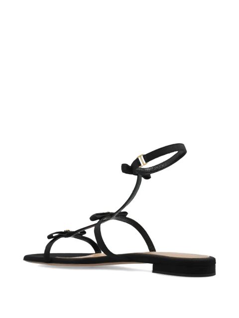 Gianvito Rossi bow strap sandal - Black