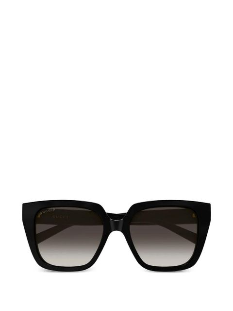Gucci Eyewear geometic sunglasses - Black - zdjęcie produktu nr 1