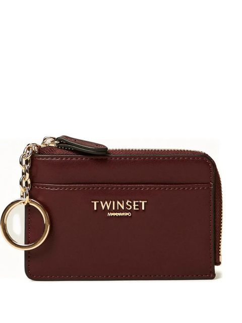 TWINSET zip-around cardholder - Brown - zdjęcie produktu nr 1