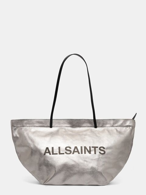 AllSaints torebka SERAFINA kolor srebrny W438XC - zdjęcie produktu nr 1