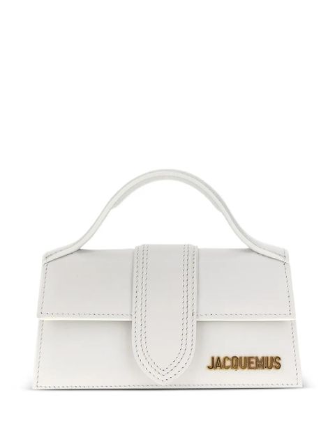 Jacquemus small The Bambino leather tote bag - White - zdjęcie produktu nr 1