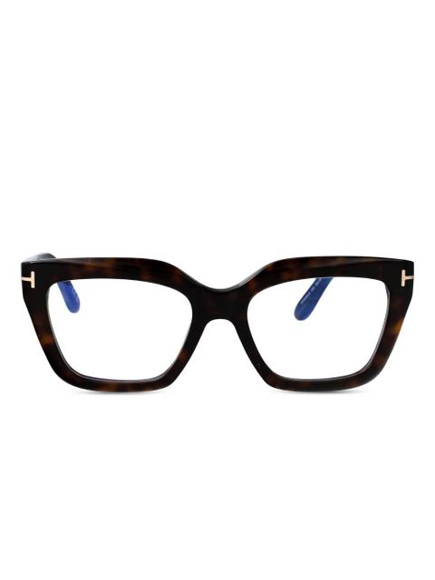 TOM FORD Eyewear tortoiseshell glasses - Brown - zdjęcie produktu nr 1