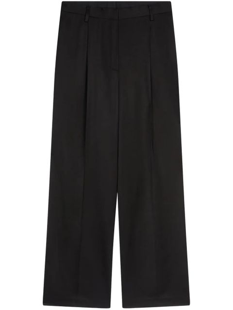 DRIES VAN NOTEN pleated palazzo pants - Black - zdjęcie produktu nr 1