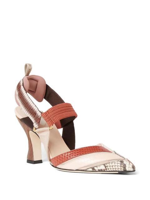 FENDI 85mm Colibrì slingback pumps - Neutrals - zdjęcie produktu nr 2