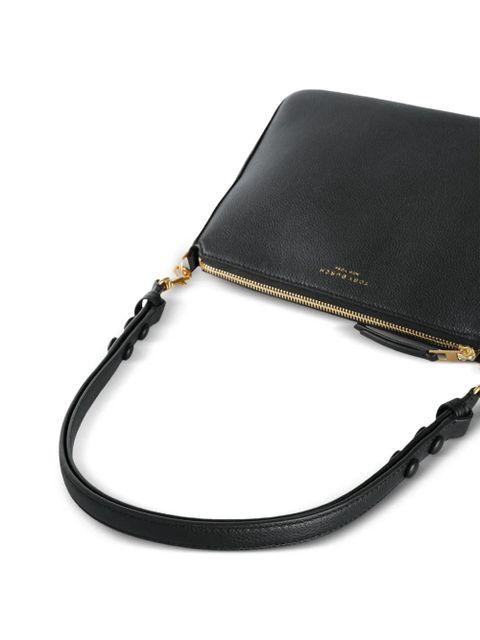 Tory Burch Perry zip-top leather shoulder bag - Black