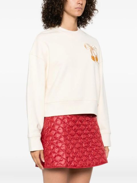 Moncler bow-cherry sweatshirt - Neutrals - zdjęcie produktu nr 2