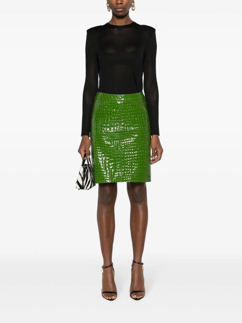 TOM FORD semi-sheer jersey-knit T-shirt - Black