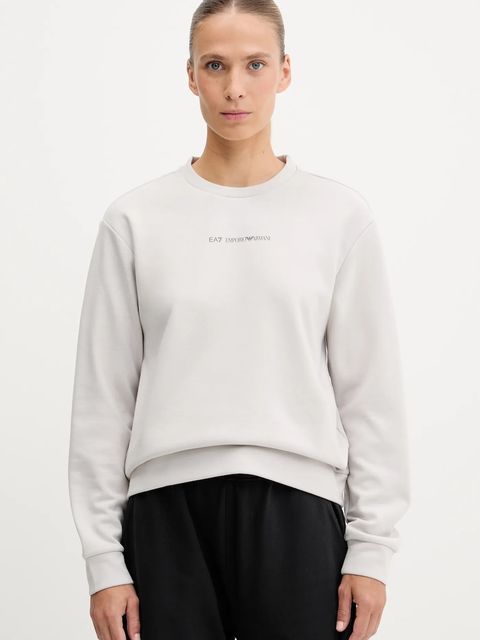 EA7 Emporio Armani bluza damska kolor szary z nadrukiem AF10443.7W000799 - zdjęcie produktu nr 1