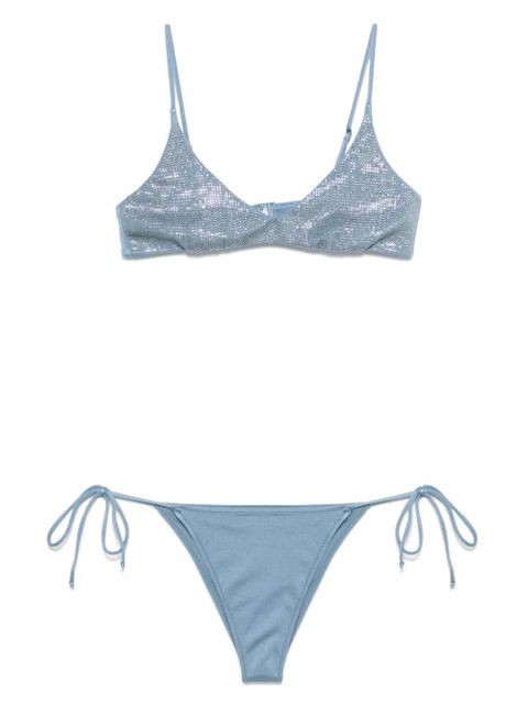 MC2 Saint Barth rhinestone-embellished bikini - Blue - zdjęcie produktu nr 1