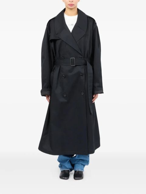 MM6 Maison Margiela cotton raincoat - Black