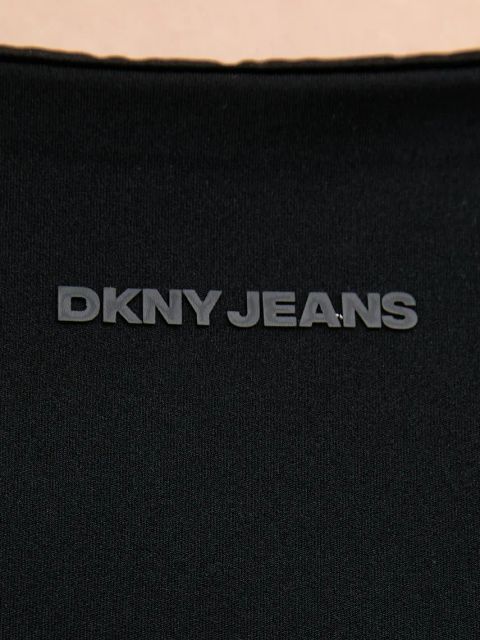 Dkny body kolor czarny odkryte plecy DJ5T1412