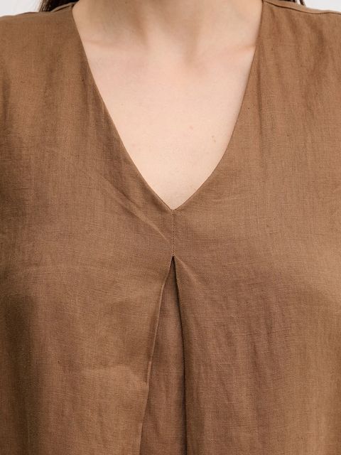 United Colors of Benetton sukienka lniana