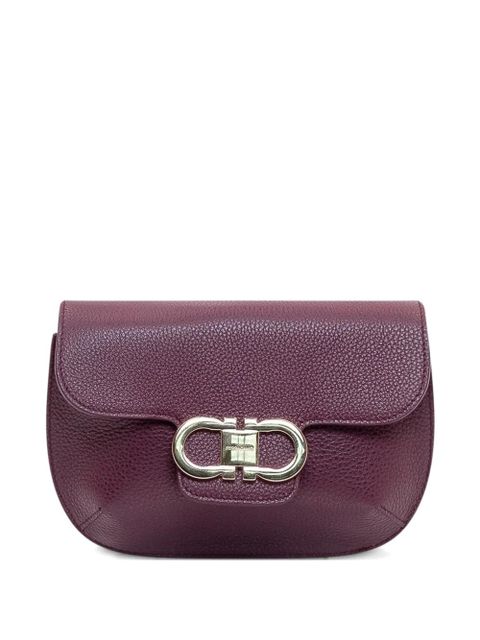 Ferragamo Lizzy buckle shoulder bag - Purple - zdjęcie produktu nr 1