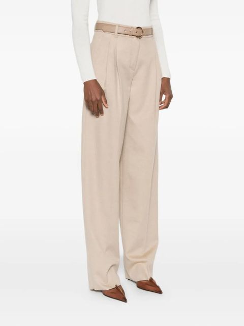 Max Mara pleated belted trousers - Neutrals