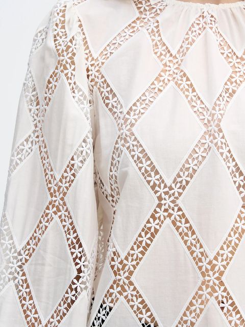 Sisley bluzka damska kolor beżowy 5WTKLQ09X