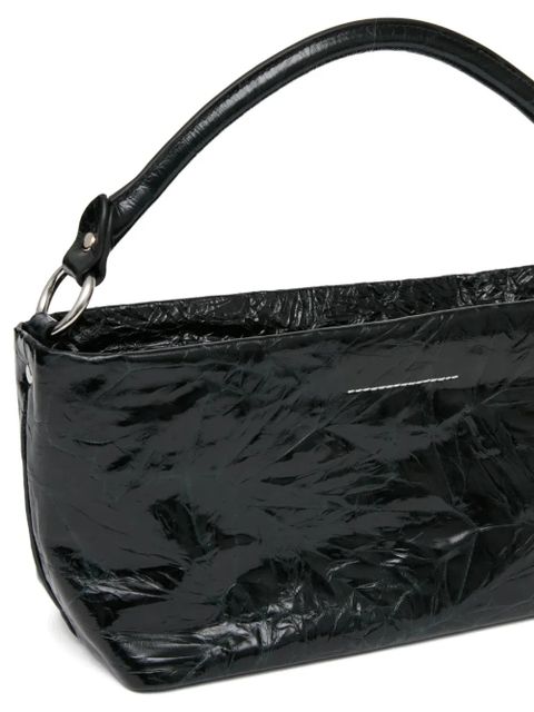 MM6 Maison Margiela textured top-handle shoulder bag - Black