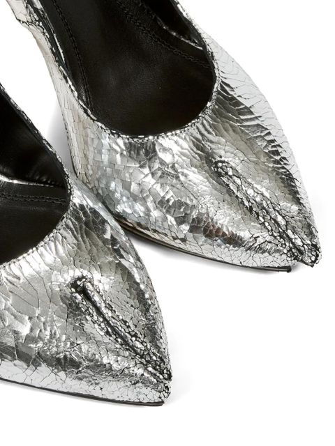 Maison Margiela Tabi pointed-toe pumps - Grey