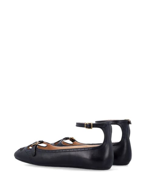 Chloé Misty buckled ballet flats - Black