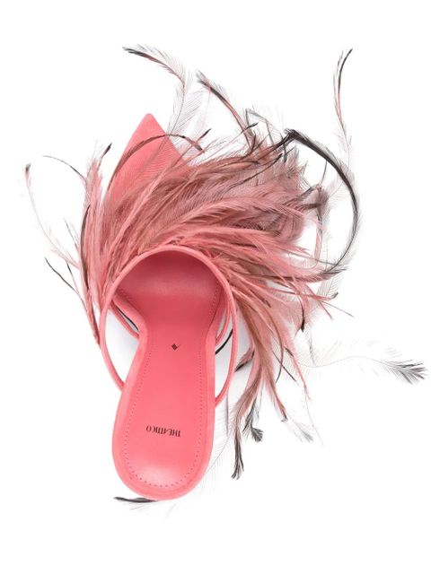 The Attico Judy 105mm leather sandals - Pink