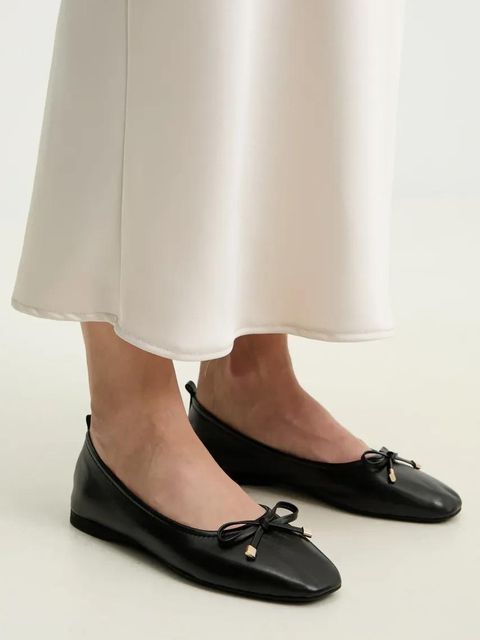 Answear.LAB baleriny skórzane kolor czarny - zdjęcie produktu nr 1