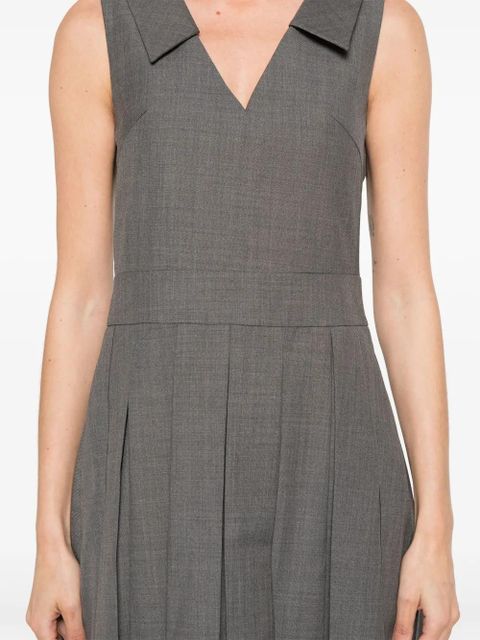 SHUSHU/TONG pleated mini dress - Grey