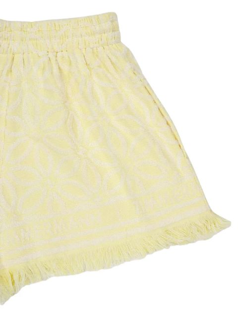 ZIMMERMANN Coco fringed jacquard shorts - Yellow - zdjęcie produktu nr 2