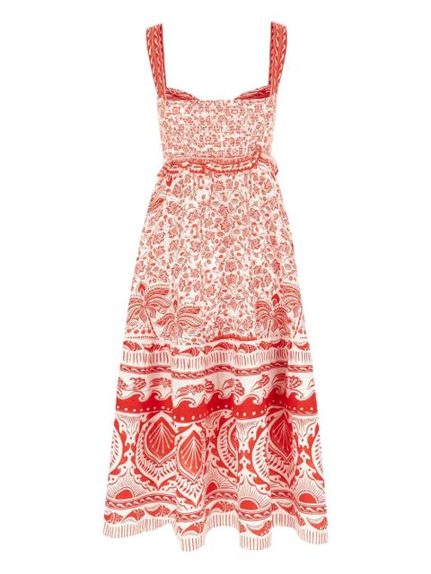 FARM Rio The Red River Ride print midi dress - zdjęcie produktu nr 2