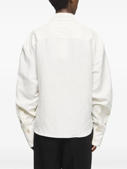 JW Anderson draped twisted shirt - White