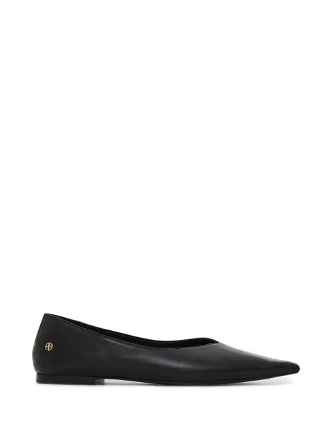 ANINE BING pointed-toe ballet flats - Black - zdjęcie produktu nr 1