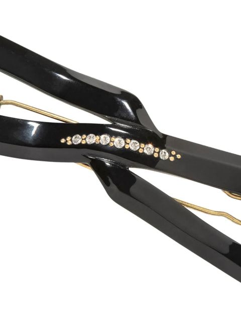 Jennifer Behr Françoise french barrette - Black - zdjęcie produktu nr 2