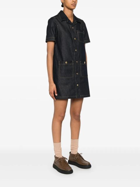Moncler denim mini dress - Blue - zdjęcie produktu nr 2