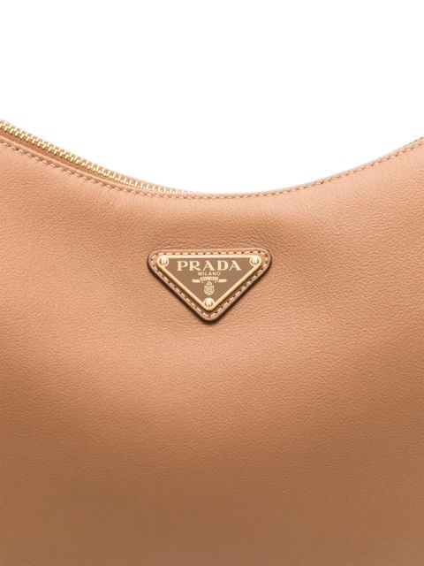 Prada leather shoulder bag - Neutrals