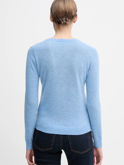 United Colors of Benetton sweter wełniany damski kolor niebieski lekki 1002D1K01