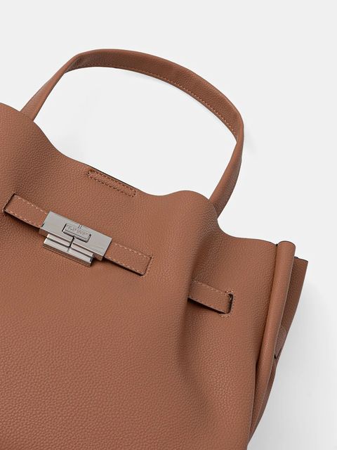 Dkny torebka kolor brązowy R52DAK43