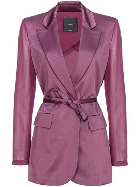 PINKO belted satin blazer - zdjęcie produktu nr 1